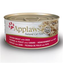 Bild Applaws provpack: Torr- och våtfoder - 2 kg Adult Chicken & Duck + 6 x 70 g Kycklingbröst & anka