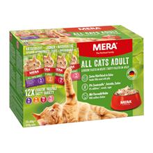 Bild Mixpack MERA Cats Adult 12 x 85 g - Ekonomipack: 24 x 85 g