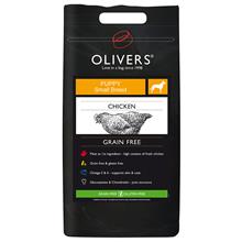 Bild Olivers Start Grain Free Chicken - Ekonomipack: 2 x 12 kg