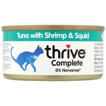 Bild Thrive Complete 6 x 75 g - Tonfisk med räkor & bläckfisk