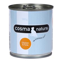 Bild Ekonomipack: Cosma Nature 12 x 280 g - Kycklingbröst & tonfisk