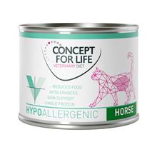 Bild Ekonomipack: Concept for Life Veterinary Diet 24 x 200 g /185 g   - Hypoallergenic Horse 24 x 200 g
