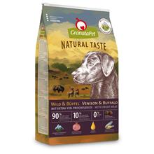 Bild GranataPet Natural Taste Vilt & buffel torrfoder - Ekonomipack: 2 x 12 kg