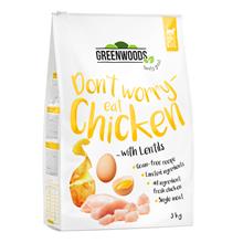 Bild Greenwoods Chicken with Lentils, Potato & Egg Ekonomipack: 3 x 3 kg