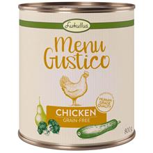 Bild Lukullus Menu Gustico - Kyckling med broccoli, zucchini & päron - 6 x 800 g