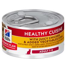 Bild Hill's Science Plan Adult Healthy Cuisine Ragout Chicken & Vegetables - 24 x 79 g