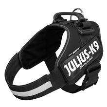 Bild Sparset: JULIUS-K9 IDC®-Powersele, svart + JULIUS-K9® ulius-K9® gummerat koppel - Stl. 0 + 220 cm koppel (upp till 50 kg)