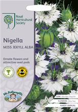 Bild Jungfrun i det gröna 'Miss Jekyll Alba', frö