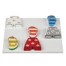 Bild Brädspel Tre-i-rad 'Sommarmix' Flipflop/Badbyxa