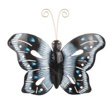 Bild Dekorationsfjäril 15x19cm - Blå