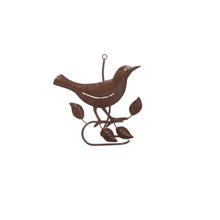 Bild Fågel i smide 20cm Brun
