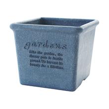 Bild Kruka 'Garden' Square Nr. 150 inkl fat - Blå