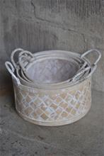 Bild Korgspån set 4st Ljus