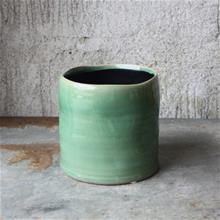 Bild Keramik Kruka 13x13 Grön