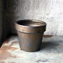 Bild Kruka 'Bronz' med kant 17x15cm