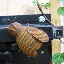 Bild Bi, Magnet, 7cm, rost