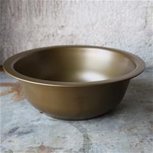 Bild Planteringskärl 29 x H9cm Koppar/Guld