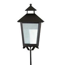 Bild Gravlykta på pinne Svart H24cm