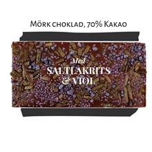 Bild Choklad 70% Saltlakrits & Violkrisp 100g
