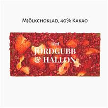 Bild Choklad 40% Jordgubb & Hallon 100g