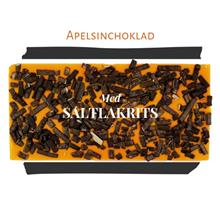 Bild Apelsinchoklad - Saltlakrits 100g