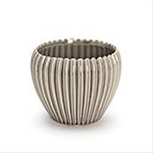 Bild Zeppelin kruka rund, grå D12cm