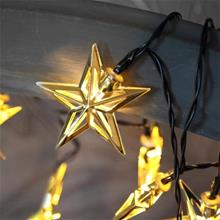 Bild Ljusslinga Metall Stjärna-mässing