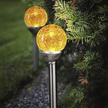 Bild Gångbelysning 'Roma Amber' 2-p - Solcell