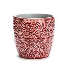 Bild Dekor Kruka Bordeuax D13cm