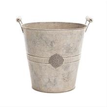 Bild Aberdeen Metallkruka Grå D22cm