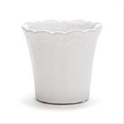 Bild Bari Kruka Vit D12cm