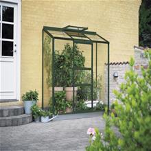 Bild Växthus 'Altan' 3 sektioner Glas - Grön inkl Svart Fundament