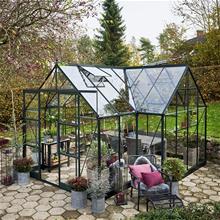 Bild Växthus 'Garden Room' Härdat Glas - Grön
