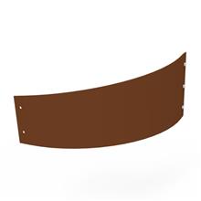 Bild Planteringskant Övergång Höger Corten 120-180mm