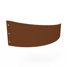 Bild Planteringskant Övergång Vänster Corten 120-180mm