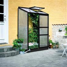 Bild Växthus 'Altan' 2 sektioner Poly - Svart