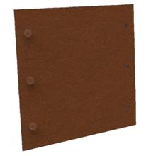 Bild Planteringskant Corten H180x180mm 1st