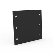 Bild Planteringskant Svart Rak H180x180mm 1st