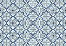 Bild Utomhusmatta Marockansk Blå 130x180cm