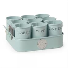 Bild Förvaringsburkar på bricka, Mintgrön  - Sophie Conran