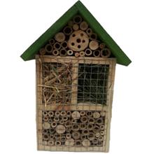 Bild Insektshotell grönt tak