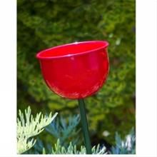 Bild Fågelmatar- kopp På Pinne Röd