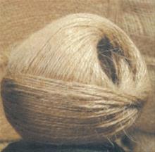 Bild Natur jute bunt 150, tjock