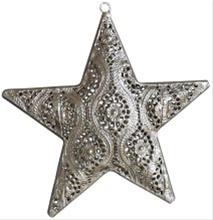 Bild Dekorations stjärna Silver H18