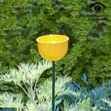 Bild Fågelmatar- kopp På Pinne Gul