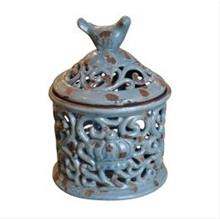 Bild Ljuslykta Dijon Gråblå H31