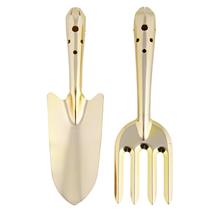 Bild Trädgårdsredskap 'Gold' set om 2st verktyg