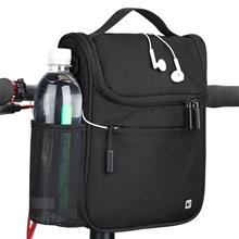 Bild Smidig och stabil cykelväska till styret - svart