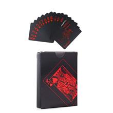 Bild Svarta Spelkort med röd text