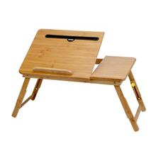 Bild Hopfällbart Datorbord I Bambu